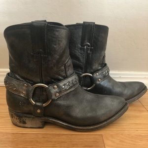 Frye Billy Harness Boot (metallic)